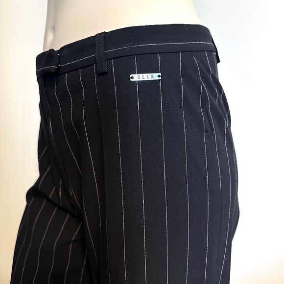 ELLE black pinstriped pants - Picture 4 of 11